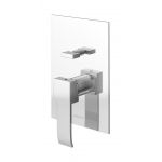 Kohlman Axis bateria wannowo-prysznicowa podtynkowa chrom QW210N