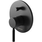 Kohlman Roxin Black bateria wannowo-prysznicowa podtynkowa czarny mat QW210RB