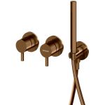 Kohlman Axel Brushed Copper bateria wannowo-prysznicowa podtynkowa miedź szczotkowana QW260ABC