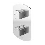 Kohlman Foxal bateria wannowo-prysznicowa podtynkowa termostatyczna chrom QW432F