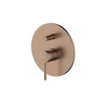 Oltens Molle bateria wannowo-prysznicowa podtynkowa miedź szczotkowana 34100610