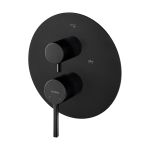 Oltens Rann bateria wannowo-prysznicowa podtynkowa czarny mat 34111300