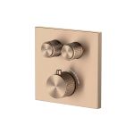 Oltens Onega (S) bateria wannowo-prysznicowa podtynkowa termostatyczna miedź szczotkowana 34602610