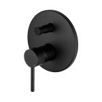 Hagser Lisa bateria wannowo-prysznicowa podtynkowa komplet czarny mat HGR80000034