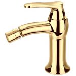 Omnires Art Deco bateria bidetowa stojąca złota AD5121GL