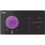 Tres Shower Technology bateria podtynkowa termostatyczna elektroniczna czarny/chrom 092.882.99