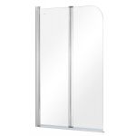 Besco Prime parawan nawannowy 90x140 cm dwuskrzydłowy szkło przezroczyste PNP-2S