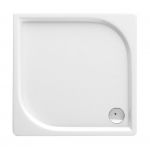 Deante Cubic brodzik kwadratowy 80 cm biały KTK042B