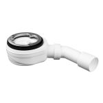 Oltens Pite Turbo syfon brodzikowy odpływ 90 mm bez pokrywy z metalową flanszą 08004000