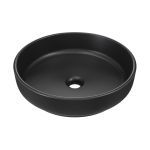 Comad River 1 umywalka 40x40 cm okrągła nablatowa czarny mat RIVER 1 BLACK MATT UN 40 ( E-6595 )