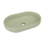 Comad River 2 umywalka 55x35 cm owalna nablatowa oliwkowy mat RIVER 2 OLIVE GREEN MATT UN 55 ( E-6594 )