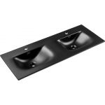 Comad Sky umywalka 121x46 cm prostokątna meblowa czarna SKY 1 BLACK MATT 120D DP ( E-8099-120D )