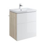 Cersanit Smart szafka 60 cm podumywalkowa wisząca biała S568-018