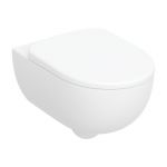 Geberit Selnova Premium miska WC z deską wolnoopadającą wisząca bez kołnierza biały połysk 502.793.00.1