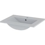 Megstyl Sona umywalka 61x46,5 cm prostokątna wpuszczana biała 3191