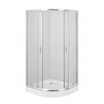 Deante Funkia kabina półokrągła 90 cm szkło transparentne KYP051K
