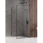 New Trendy Avexa Black kabina prysznicowa 80x100 cm prawe czarny/szkło przezroczyste EXK-1567