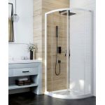 Sanplast Basic KP4/BASIC kabina prysznicowa 90 cm półokrągła szkło przezroczyste 600-450-0260-01-400