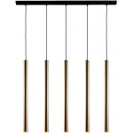 Amplex Akadi lampa wisząca 5x25W czarna/złota 0134