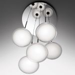 Artemide Orsa Cluster 5 lampa wisząca 37W przejrzysty/chrom 0355030A