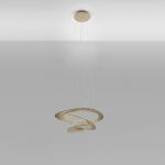 Artemide Pirce Micro lampa wisząca 1x27W 3000K złota 1249020A