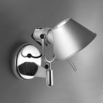 Artemide Tolomeo Faretto kinkiet 1x77W aluminium A029250