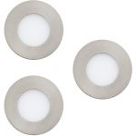 Eglo Fueva-C lampa do zabudowy 3x3W nikiel satynowy/biały 32882