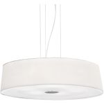 Ideal Lux Hilton lampa wisząca 6x60W biała 075518