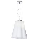 Ideal Lux Sesto lampa wisząca 1x60W biała/chrom 115740
