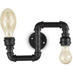 Ideal Lux Plumber lampa podsufitowa 2x42W czarna 136691