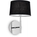 Ideal Lux Hilton kinkiet 1x28W czarny 164601