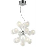 Lampex Avia lampa wisząca 15x10W chrom 299/15