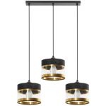 Lampex Elia lampa wisząca 3x40W czarna 855/3L