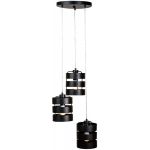 Lis Poland Ruby lampa wisząca 3x40W czarna 5887H02