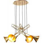 Mantra Jazz lampa wisząca 6x20W złoty/czarny 5895