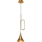 Mantra Jazz lampa wisząca 1x20W złoty/czarny 5899