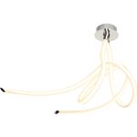 Mantra Armonia lampa podsufitowa 2x60W LED biały/chrom 6720