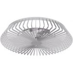 Mantra Himalaya plafon 1x70W LED z wentylatorem srebrny 7122