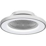 Mantra Tibet plafon 1x70W LED z wentylatorem srebrny 7125