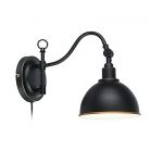 Markslöjd Ekelund kinkiet 1x40W czarny 104636