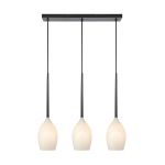 Markslöjd Salut lampa wisząca 3x40W czarny/biały 106808