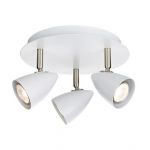 Markslöjd Ciro lampa podsufitowa 3x7W biały/stal 107412
