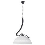 Nowodvorski Lighting Lira I lampa wisząca 1x60W biały/czarny 401