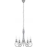 Nowodvorski Lighting Silverado V lampa wisząca 5x60W srebrna 5417
