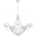 Nowodvorski Lighting Baron White VIII lampa wisząca 8x60W biała 5997