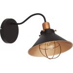 Nowodvorski Lighting Garret I kinkiet 1x60W czarny 6442
