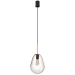 Nowodvorski Lighting Pear S lampa wisząca 1x60W czarny/złoty 8673