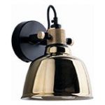 Nowodvorski Lighting Amalfi kinkiet 1x40W złoty/czarny 9155