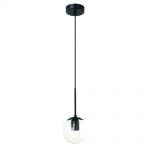 Orlicki Design Bao I Nero Claro lampa wisząca 1x8W czarny/przezroczysty