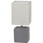 Rabalux Orlando lampa biurkowa 1x40W biała/popiel 4458